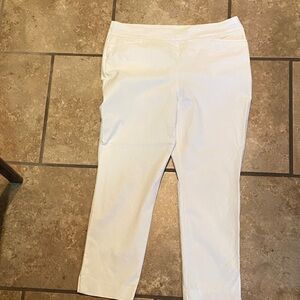 Chico's White Ankle Pants